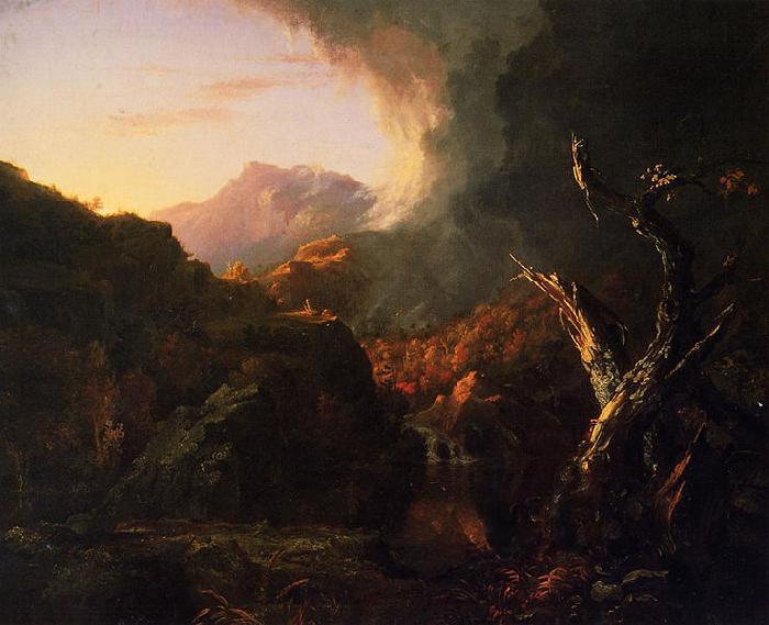 Thomas Cole Landscape with Dead Tree